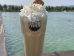Ice lotus latte